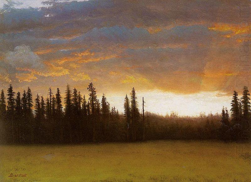 California Sunset, Albert Bierstadt